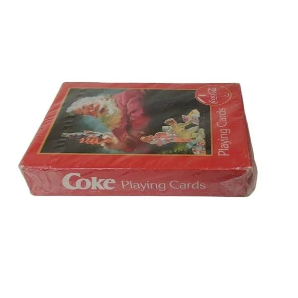 Vintage‎ 1996 Coca Cola Coke Santa Claus Christmas Red Playing Cards Seal… - Picture 3 of 8